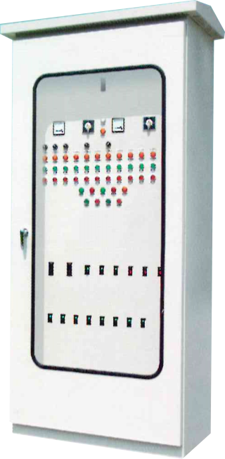 Caixa de distribuição de energia parcialmente controlada no sistema de controle de baixa tensão